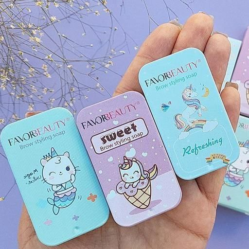 صابون ابرو تک شاخ برند FAVOR BEAUTY ( همراه براش)